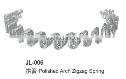 polished arch sofa zigzag spring JL-006