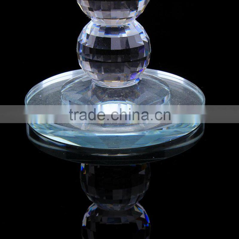high quality 5 arms crystal centerpieces votives candle holders suitable for wedding decoration