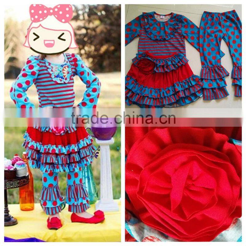 multicolor shirt ruffle shorts summer easter rabbit girls outfit clothes