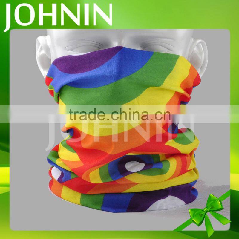 factory directly fast delivery polycotton 25*50cm gay pride seamless bandana