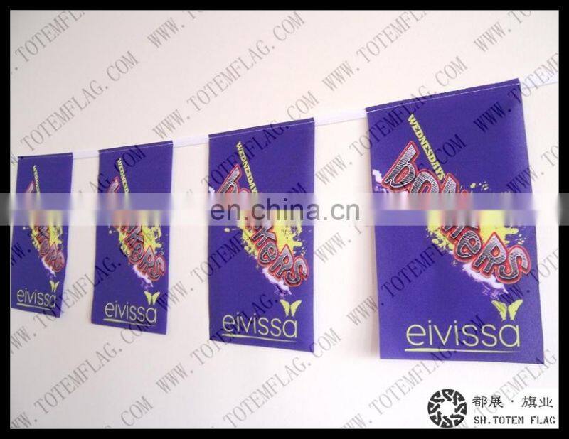 Decorative outdoor flags , Durable String Flags , Bunting National Flag