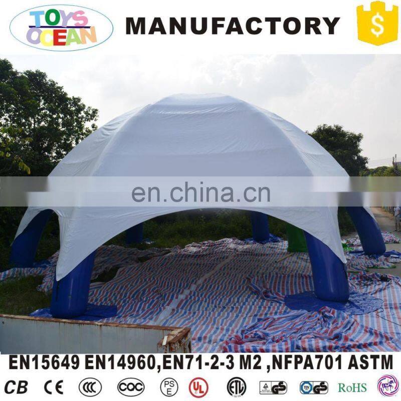 Giant advertising large inflatable spider tent DIA 15M with customized logo