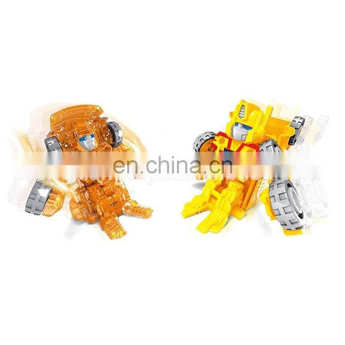 Customizable Radio Control Deformable Car Kids Educational Toys