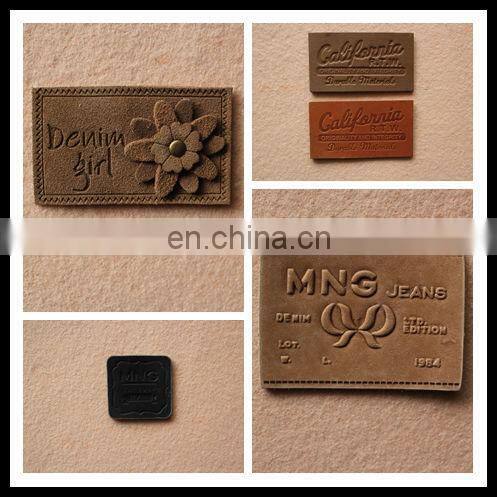 Leather Labels/Woven Label/Rubber Label For Attention