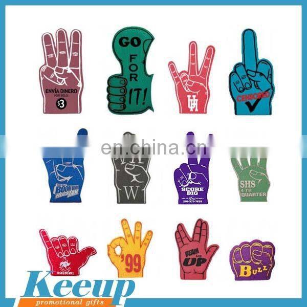 Popular Premiums Big Cheering Sponge Foam Finger Gloves