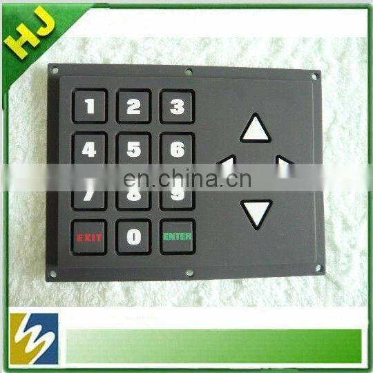 silicone rubber keypad for machine