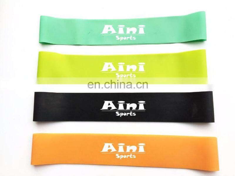 50 60cm Resistance Loop Bands -Latex Exercise loop Bands Set of 4 for Working out or Physical Therapy