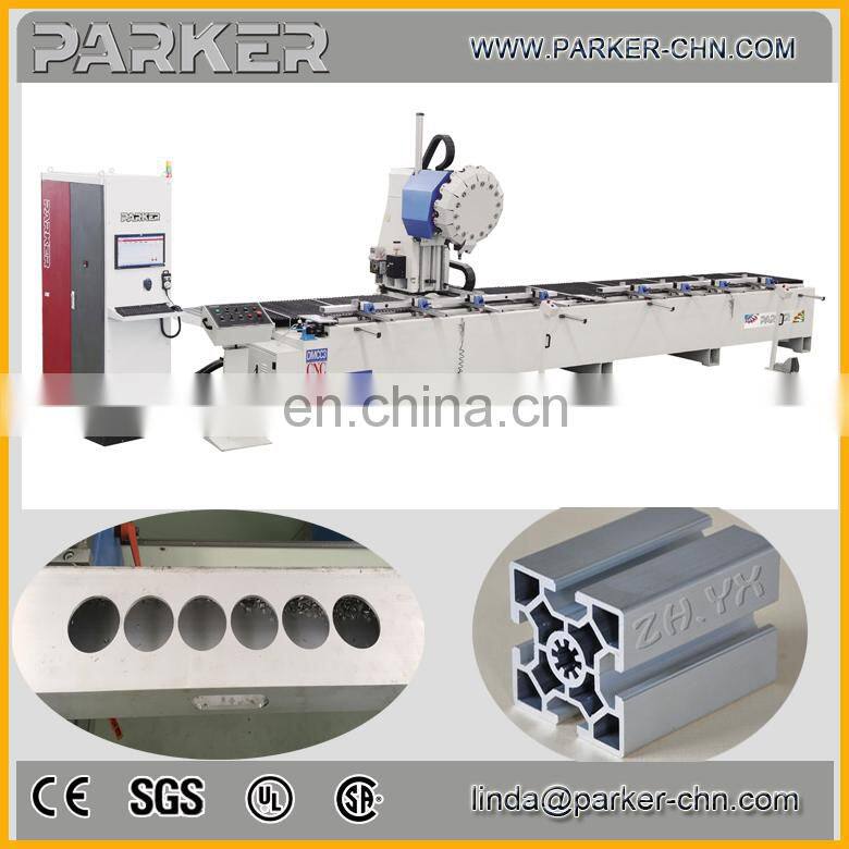 Heavy Duty Aluminum Curtain Wall Profile Drilling Milling and Taping Machine