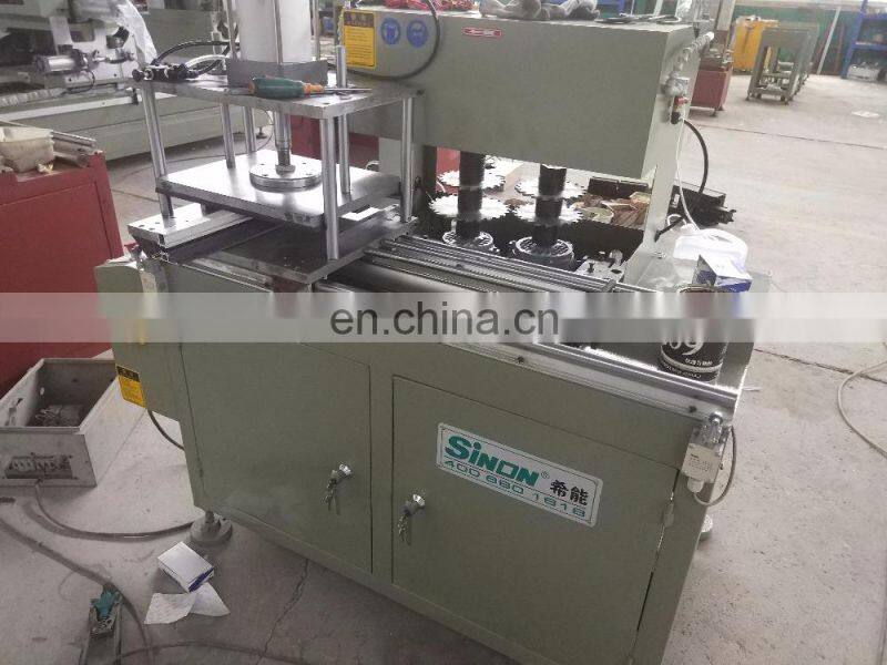 Small UPVC Aluminum Window Door End Milling Cutting Machine