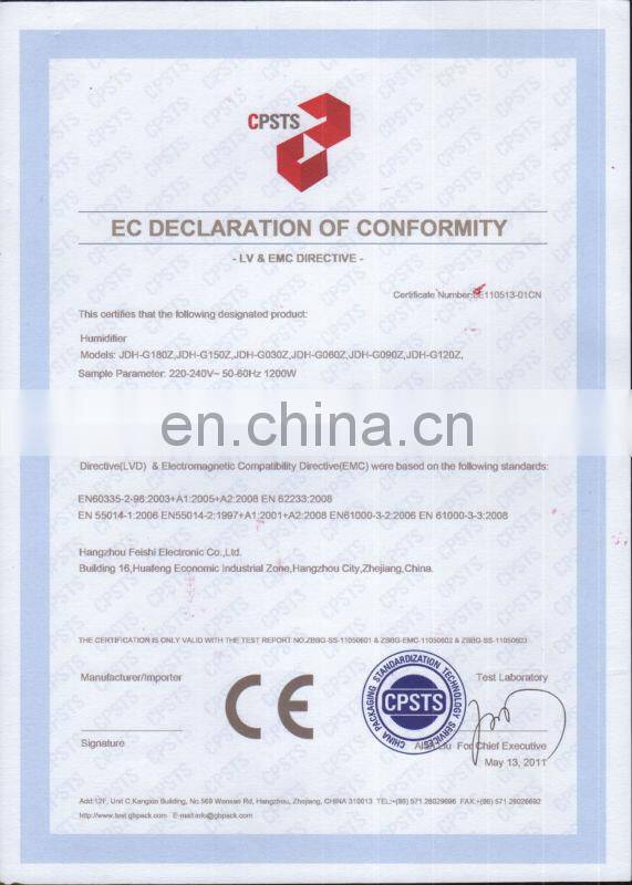 Professional humidifier manufacturer ultrasonic humidifier