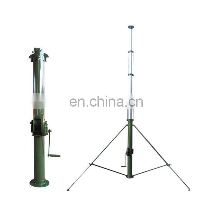 aluminum single mast one man telescopic lift