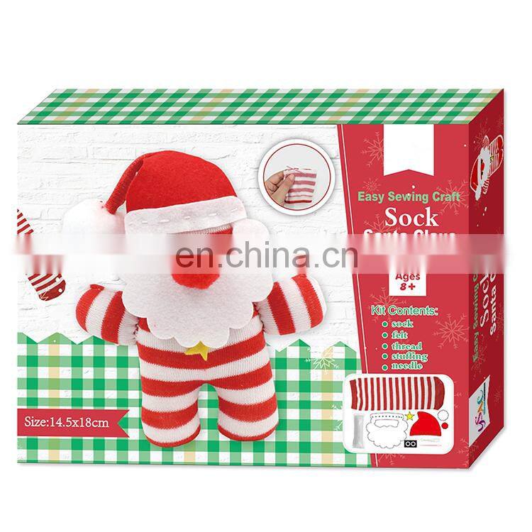 Handmade sew  kit educational diy Toy Christmas  Ornaments For Kids