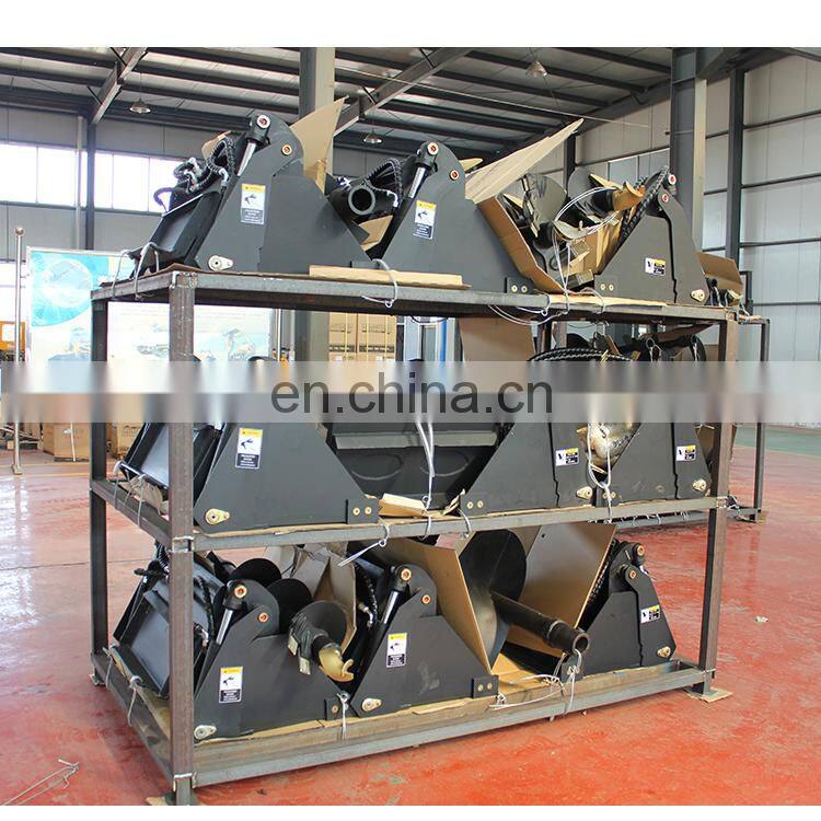 mini skid steer loader backhoe excavator 4 in 1 bucket