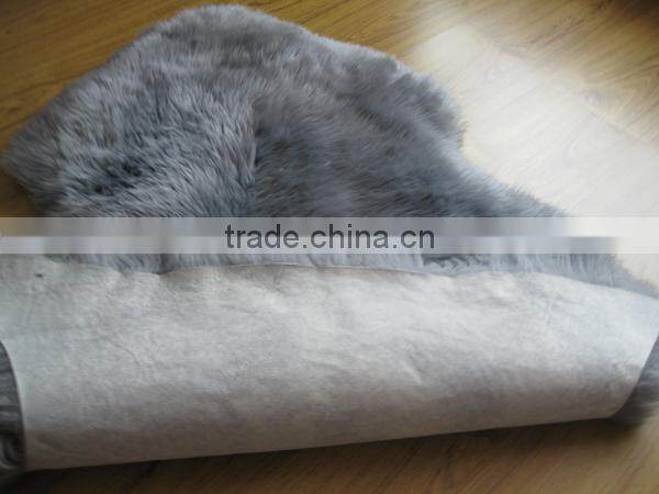 Rug sheepskin rug colored