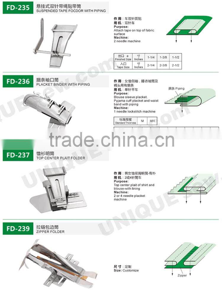 Folder/Binder for sewing machine 3