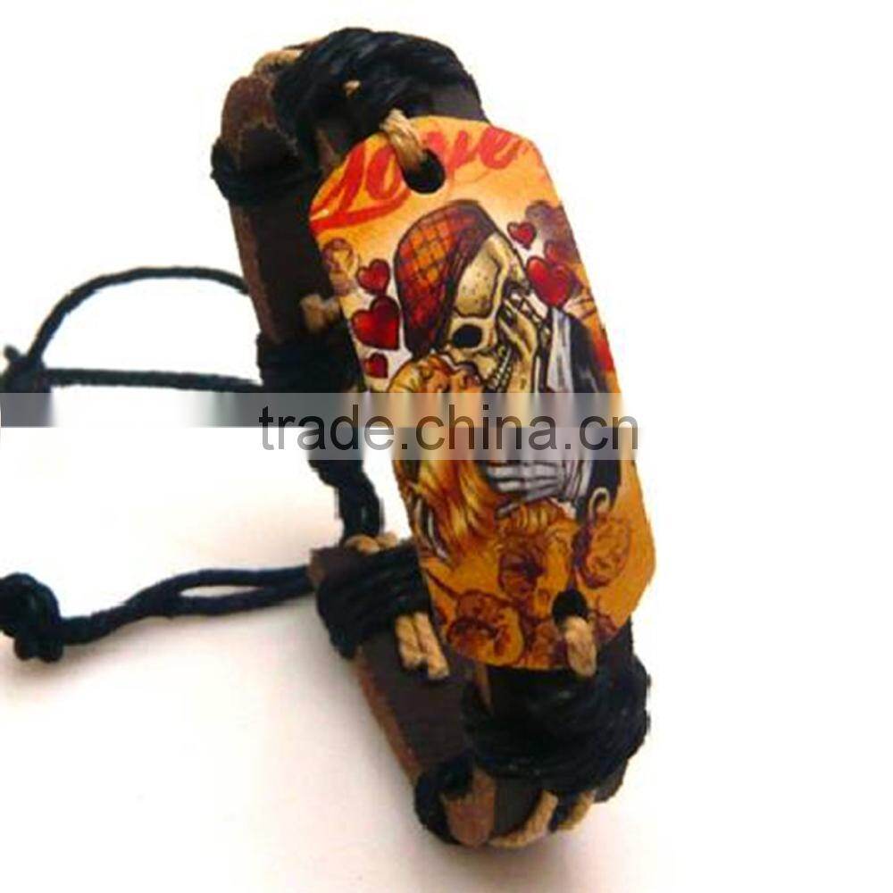 Hot Sale Thermal Transfer Leather Bracelet Wholesale