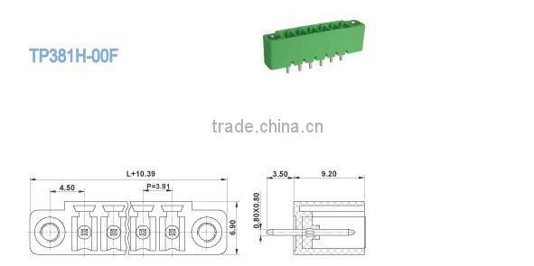 male and female Terminal Block pluggable and plug-in terminal block