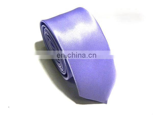Silk Ties for Men Solid Celebrity Slim Neck Skinny Tie