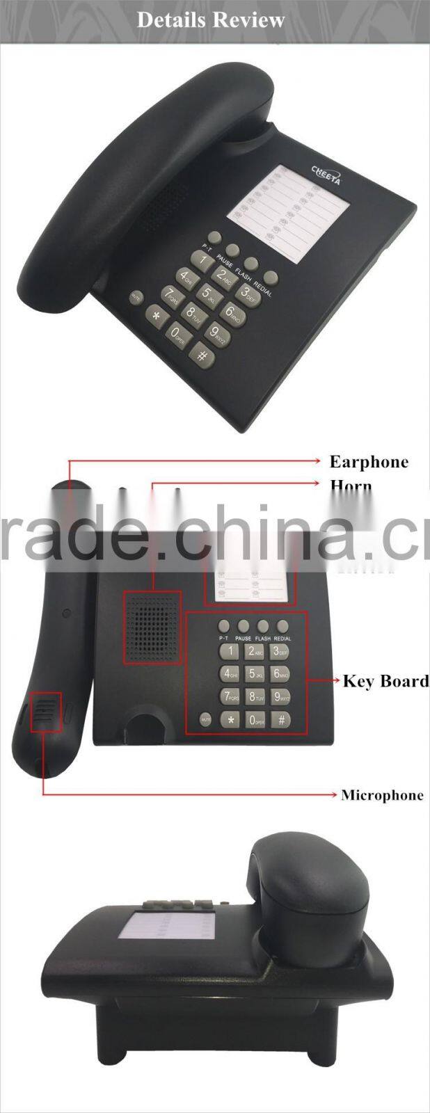 Hot selling brand new basic office corded telephone