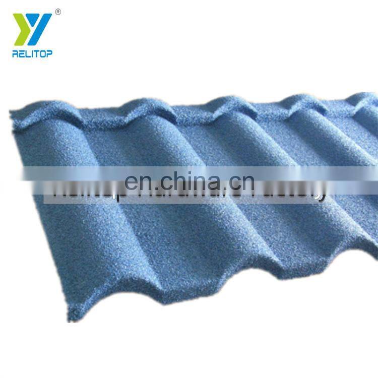 Relitop Milano Stone Coated Metal Roofing For Villa 0.35 0.4 0.5 mm Aluminum Roofing Sheet With Colorful Stones Granules