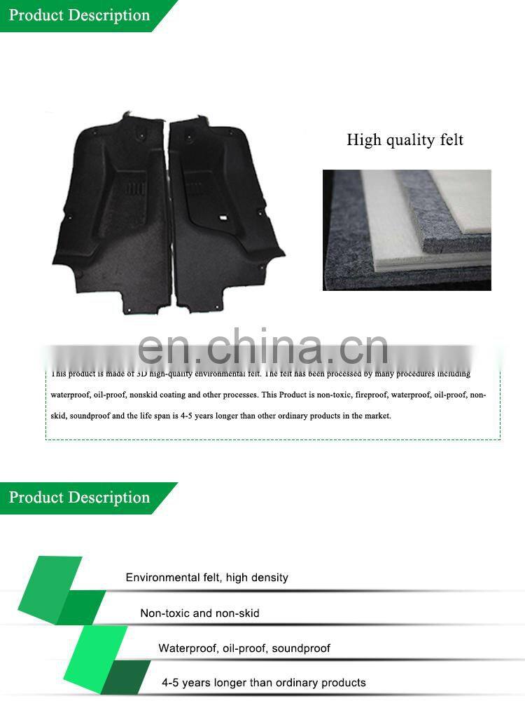 OE quality fireproof car engine hood insulation bonnet cover for Toyota Crown GRS182