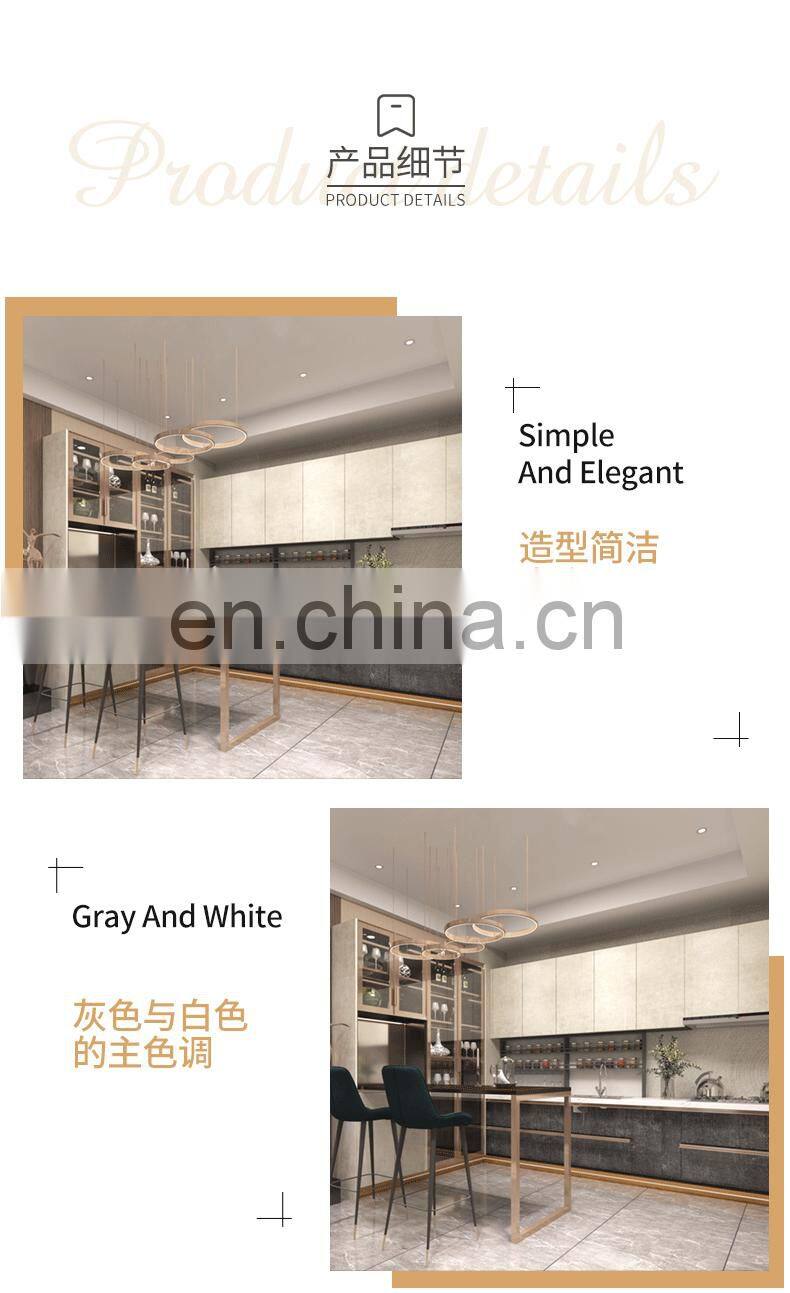 Solid Wood Kitchen Cabinets Furniture Modular Kitchen Cabinets Made In China