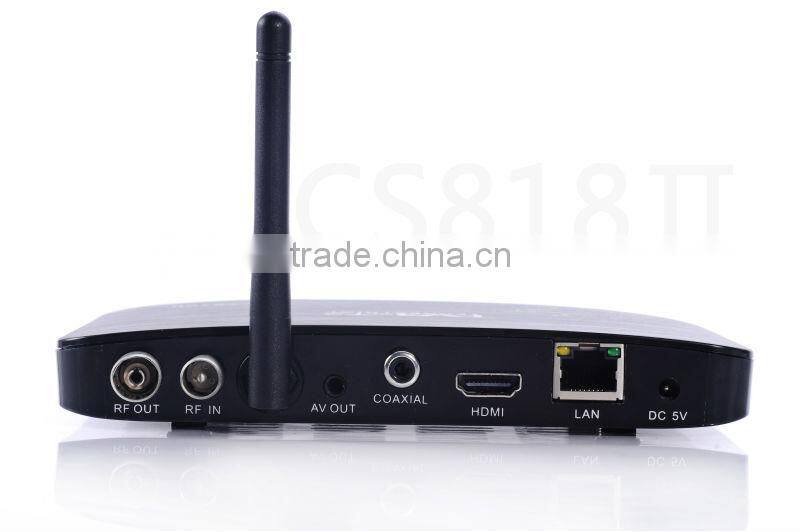 CS818II DVB-T2 AMLogic8726 Dual Core Android 4.2.2 1G 8G WiFi Bluetooth dual core mx android smart tv box