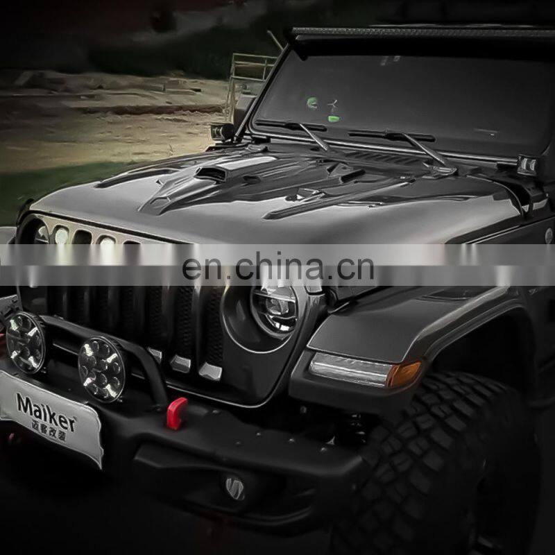 Hot sell Hood for Jeep wrangler JL 2018+ accessories Engine hood cover for jeep accessories from Maiker