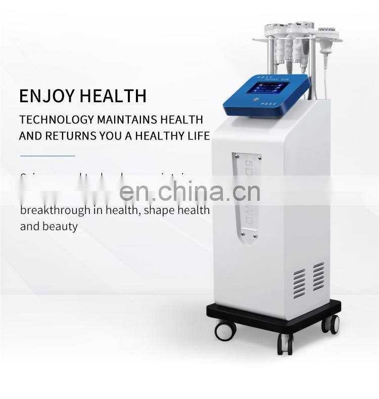 RF Vacuum Cavitation Magnetic Massage Body Shaping Instrument 5D Carving WL 12 Weight Loss Slimming Machine Dredge Meridian