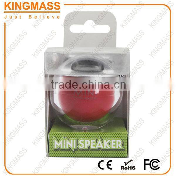 Portable active wireless flash led light mini speaker 2015 mobile phone accessories