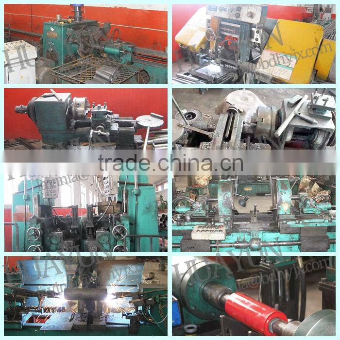 Baoding Huayun ISO standard belt conveyor parts with idler roller pulley bracket