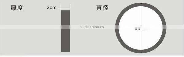 Aluminum material decoration art wall clock