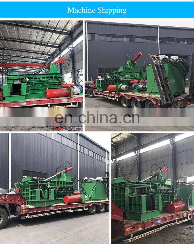 High Capacity Cans Compressing Machinery Scrap Iron Aluminum Metal Baler