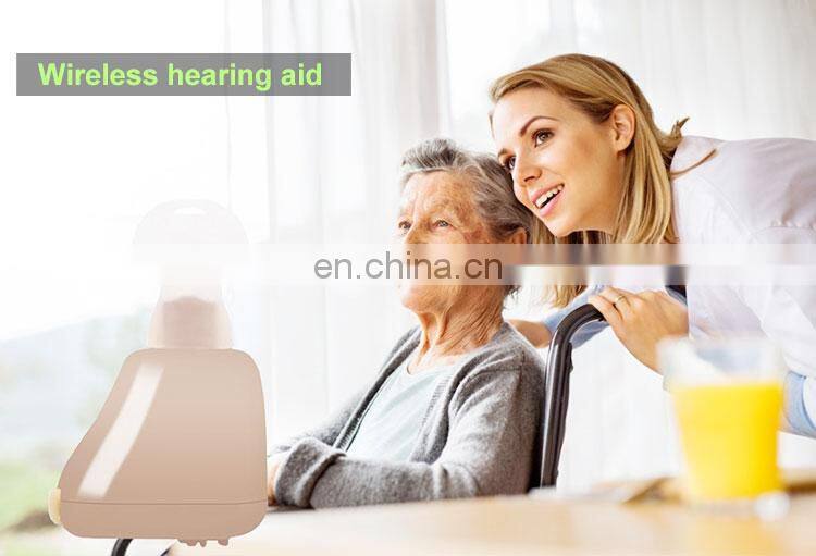 Micro rechargeable cic hearing aid with charger