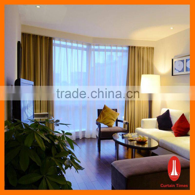 Luxury automation hotel curtain/ elegant curtain for hotel project