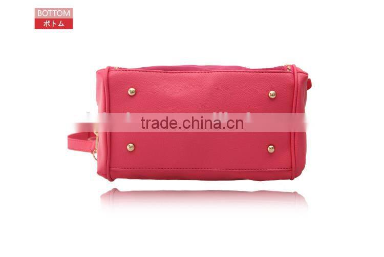 veryday free style women simple style pu leather shoulder bag drop shipping tote bag