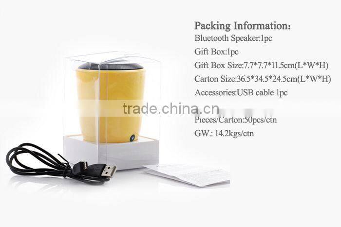 Consumer electronic business gift wireless bluetooth speaker