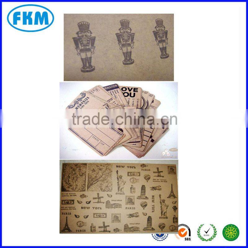 Self-Adhesive Kraft Paper Stickers - A4 size