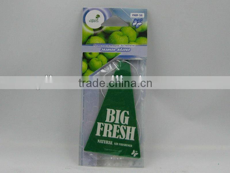oval cheap simple hang car air freshener