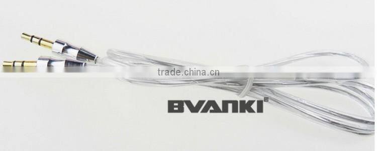 new products 2016 3.5mm audio cable for car audio aux 3.5mm usb cable, 3.5mm stereo male to male audio aux cable free samples