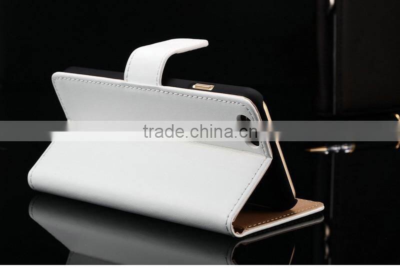 Premium leather flip cover with card slot for samsung galaxy j7 A7/ flip cover for samsung galaxy j1