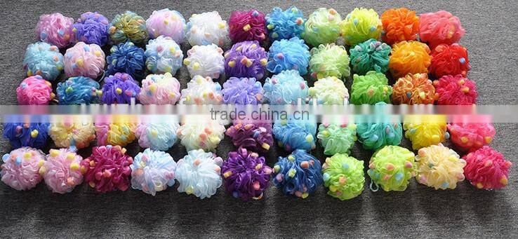 2016 Mesh sponge bath sponge cleaning sponge shower puff material
