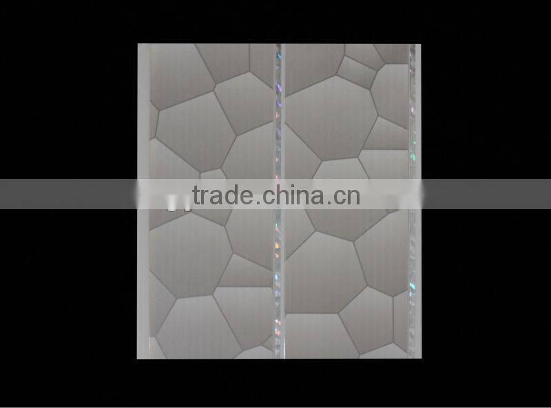 30cm high quality wave panels laminated pvc panel Interior Decorative PVC Ceiling Panel