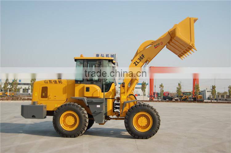 china mini wheel loader with ce made in China ZL36F machine manufacturer