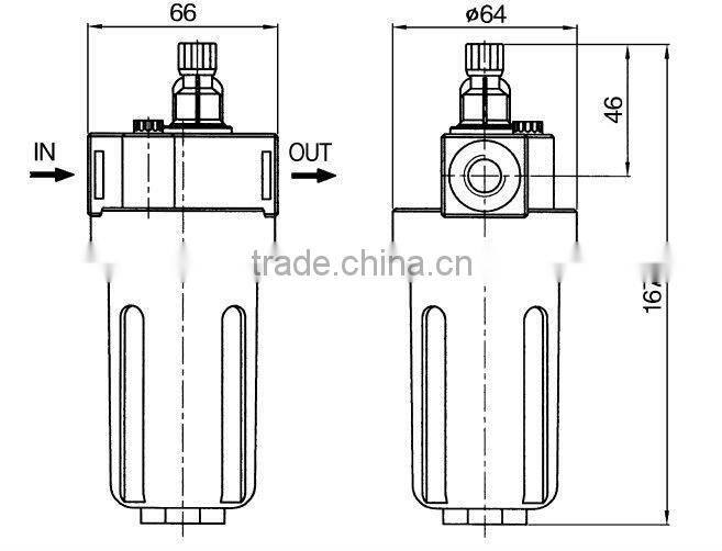 SAZN BL2000 Oil Lubricator/Pneumatic/Pneumatic Compressor/Air Source Treatment Unit High Quality Air Lubricator