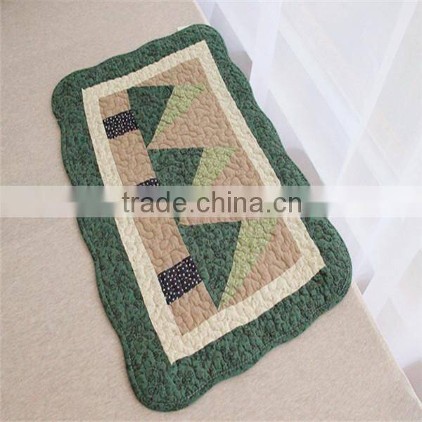2014 New Design 100% polyester Tree Design Floral Washing Floor Mat
