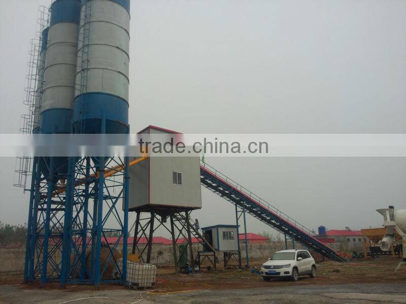 High Efficiency HZS60 Model concrete batching plant for sale
