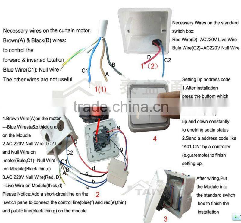 x10 home automation module/micro module/curtain module