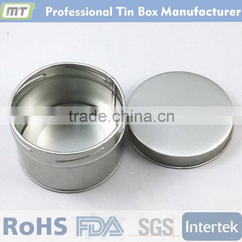 hot sale small tin container for food packing, small tin container