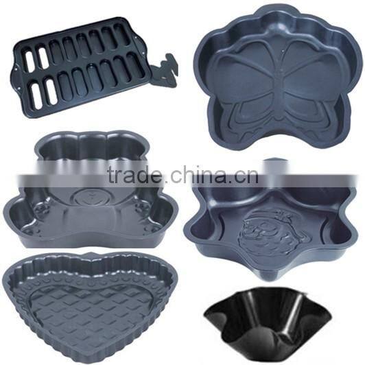 Round high quality non stick carbon steel pizza pan